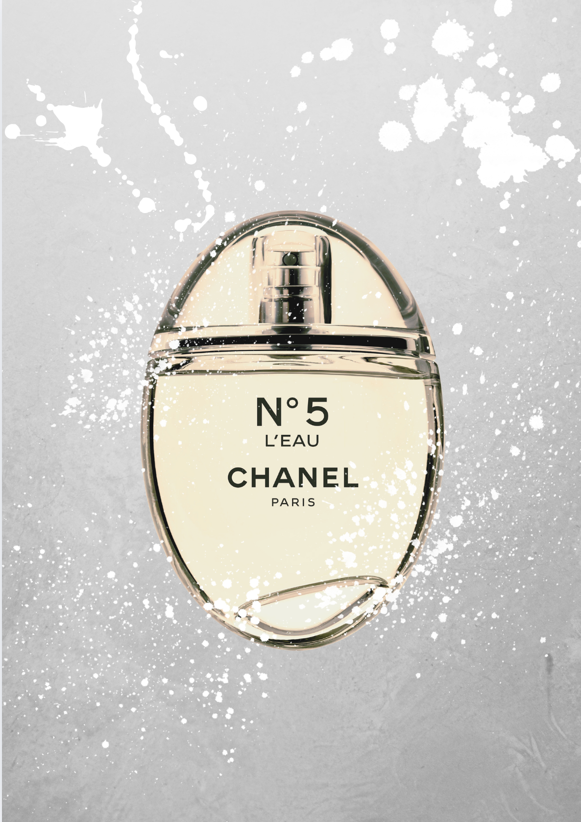 Chanel No 5 Paris (Oval) perfume Artwork