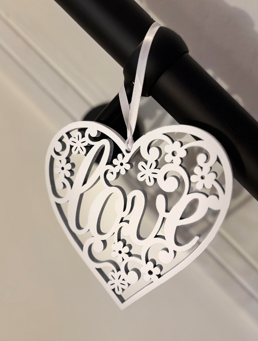 Fretwork Heart - available in two colours