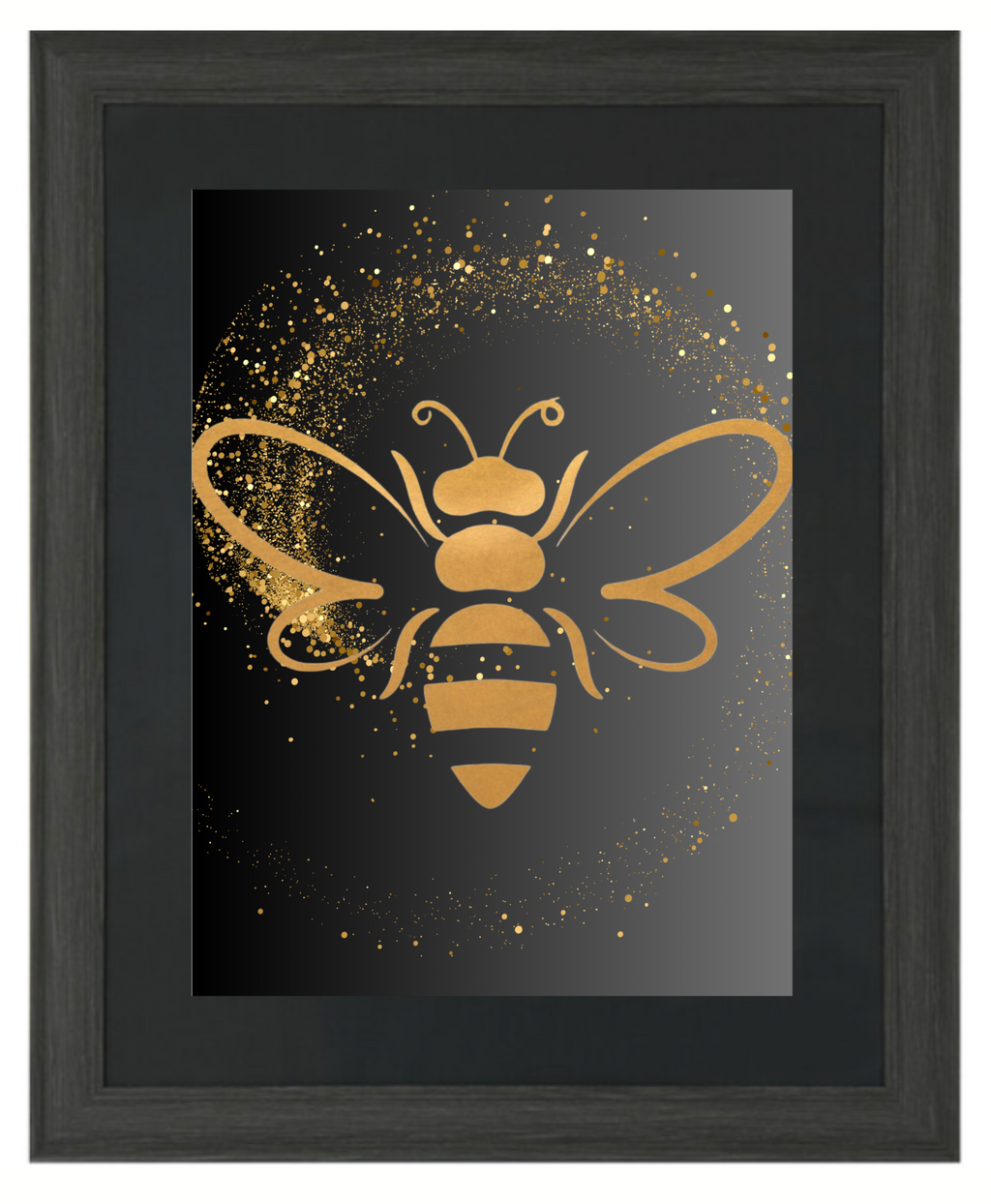 Golden Bee Gradient print