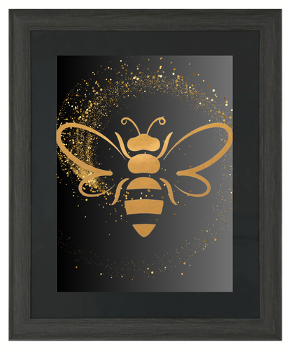 Golden Bee Gradient print
