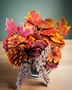 Medium Autumnal flower hat box (Made to order)