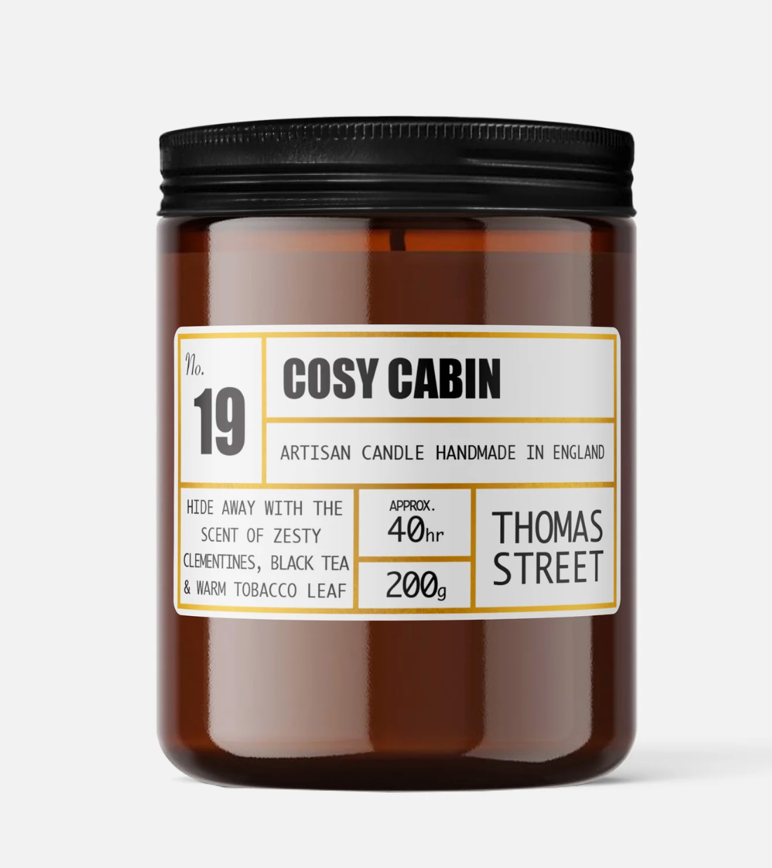 Thomas Street Cosy Cabin Candle No 19