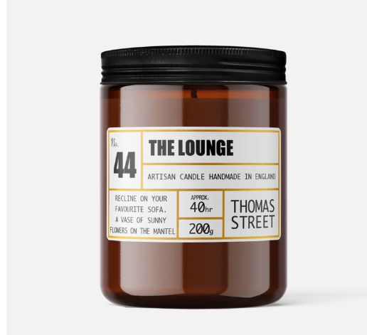 Thomas Street The Lounge Candle No 44