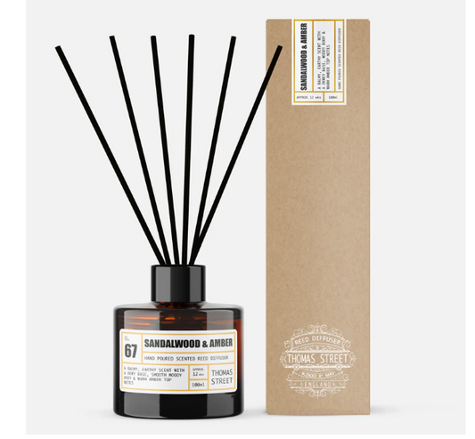 Thomas Street Sandalwood & Amber Diffuser No 67