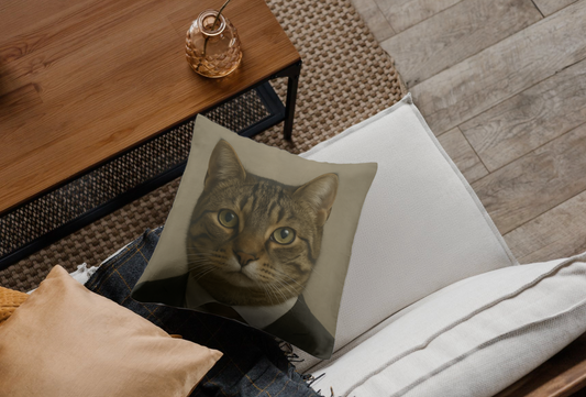Puss in Suits Cushion
