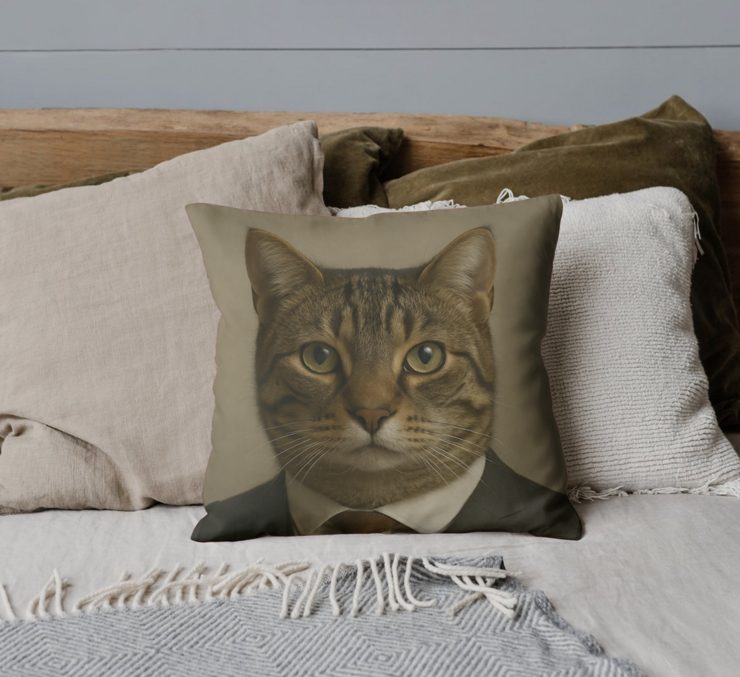 Puss in Suits Cushion