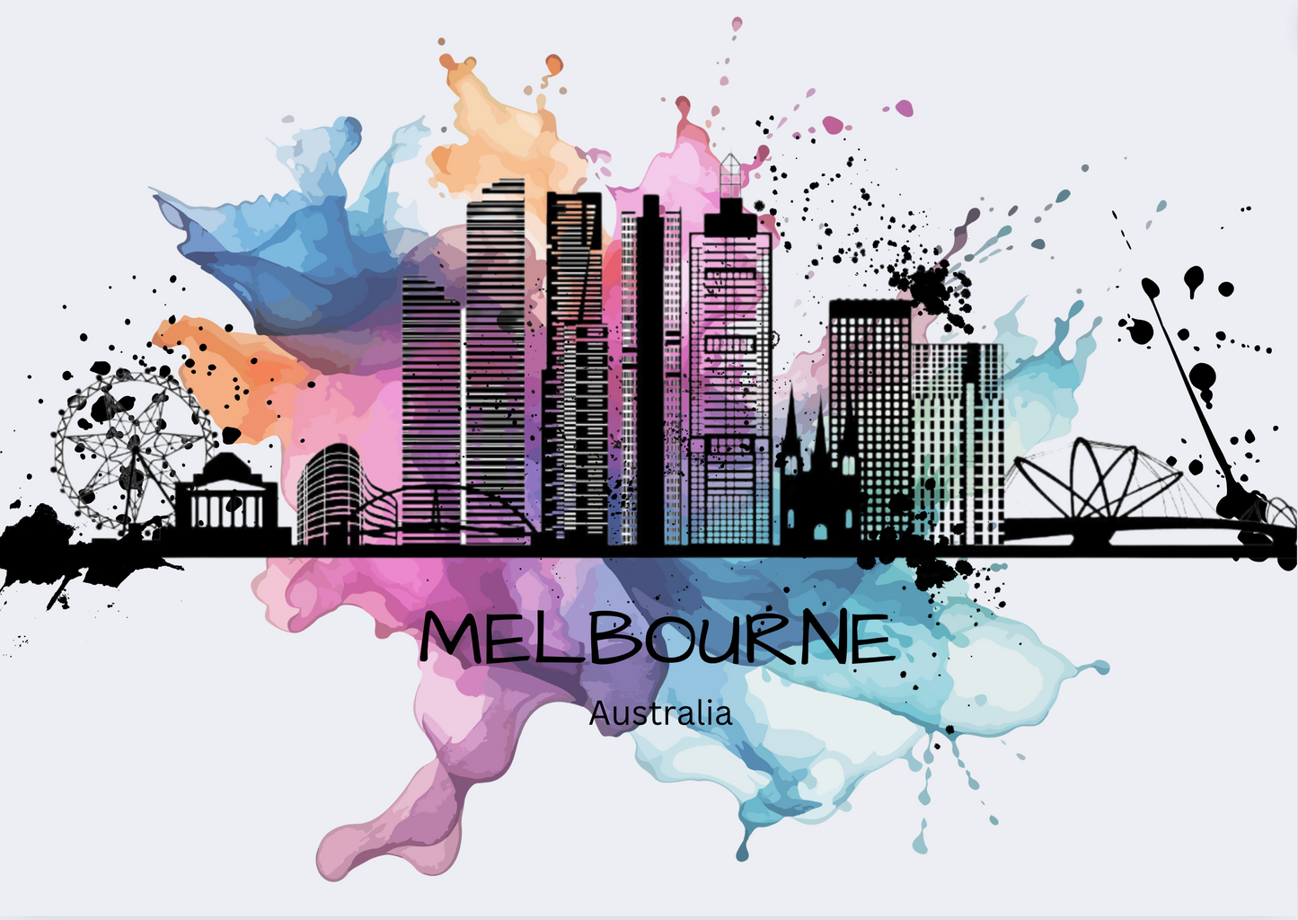 City Skyline prints (Oceania)