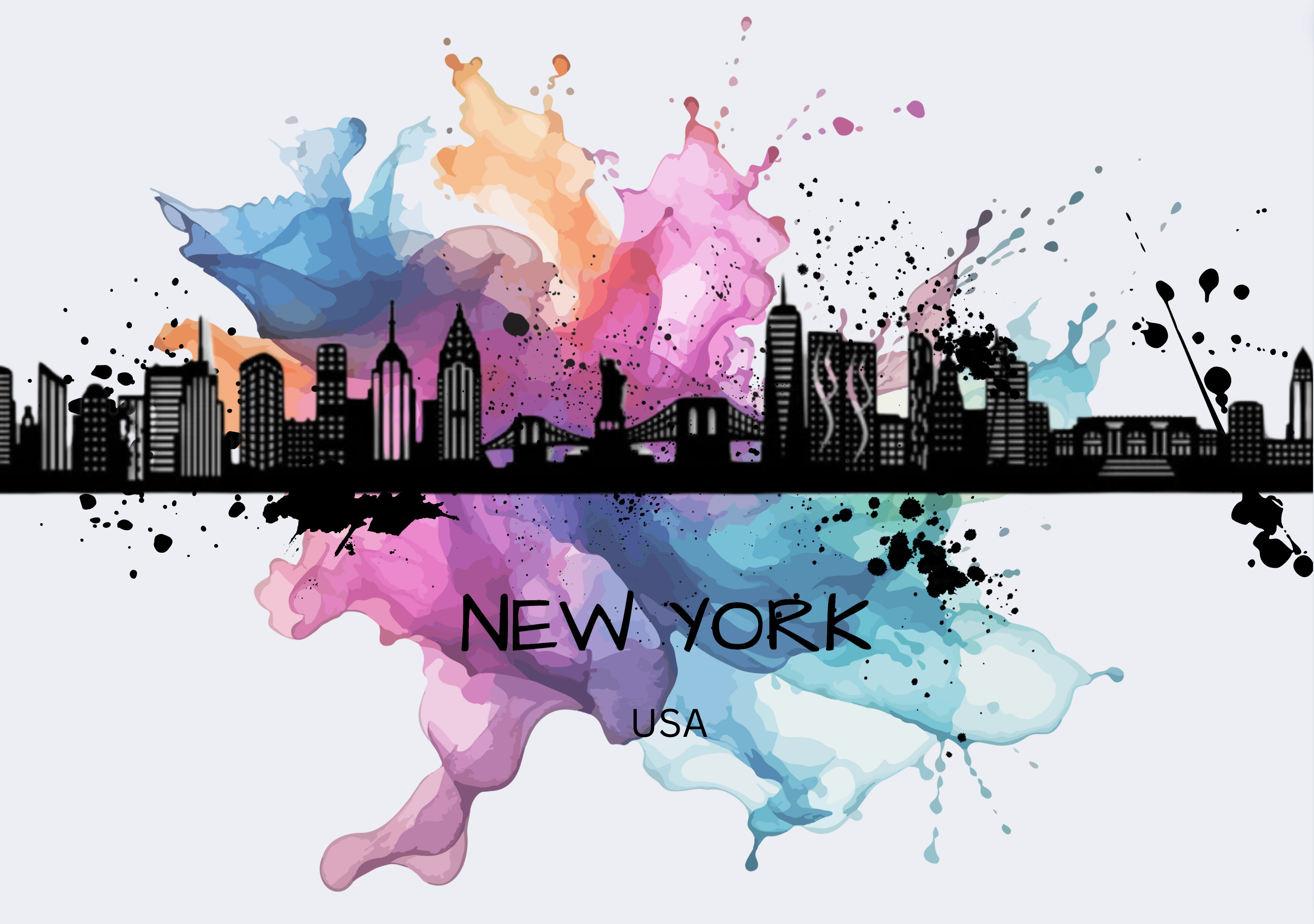 City Skyline prints (Americas)