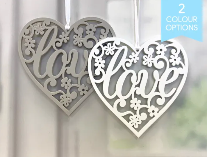 Fretwork Heart - available in two colours