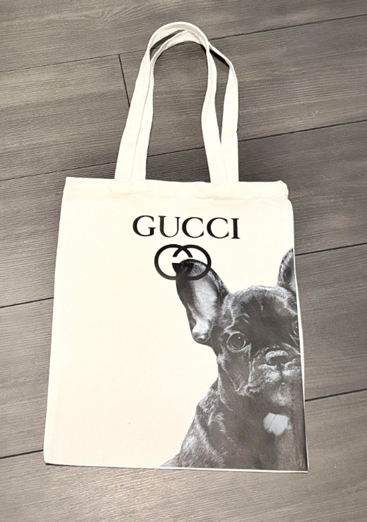 Frenchie (Designer Inspired) Tote Bag