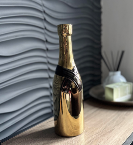 Champagne Bottle Vase