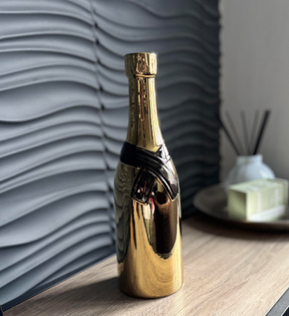 Champagne Bottle Vase