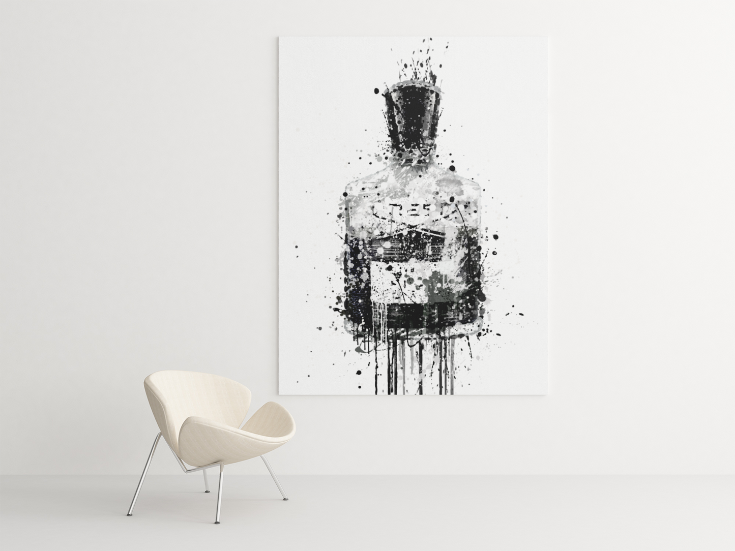 Belief Mens Aftershave Bottle Wall Art Print - available in different sizes