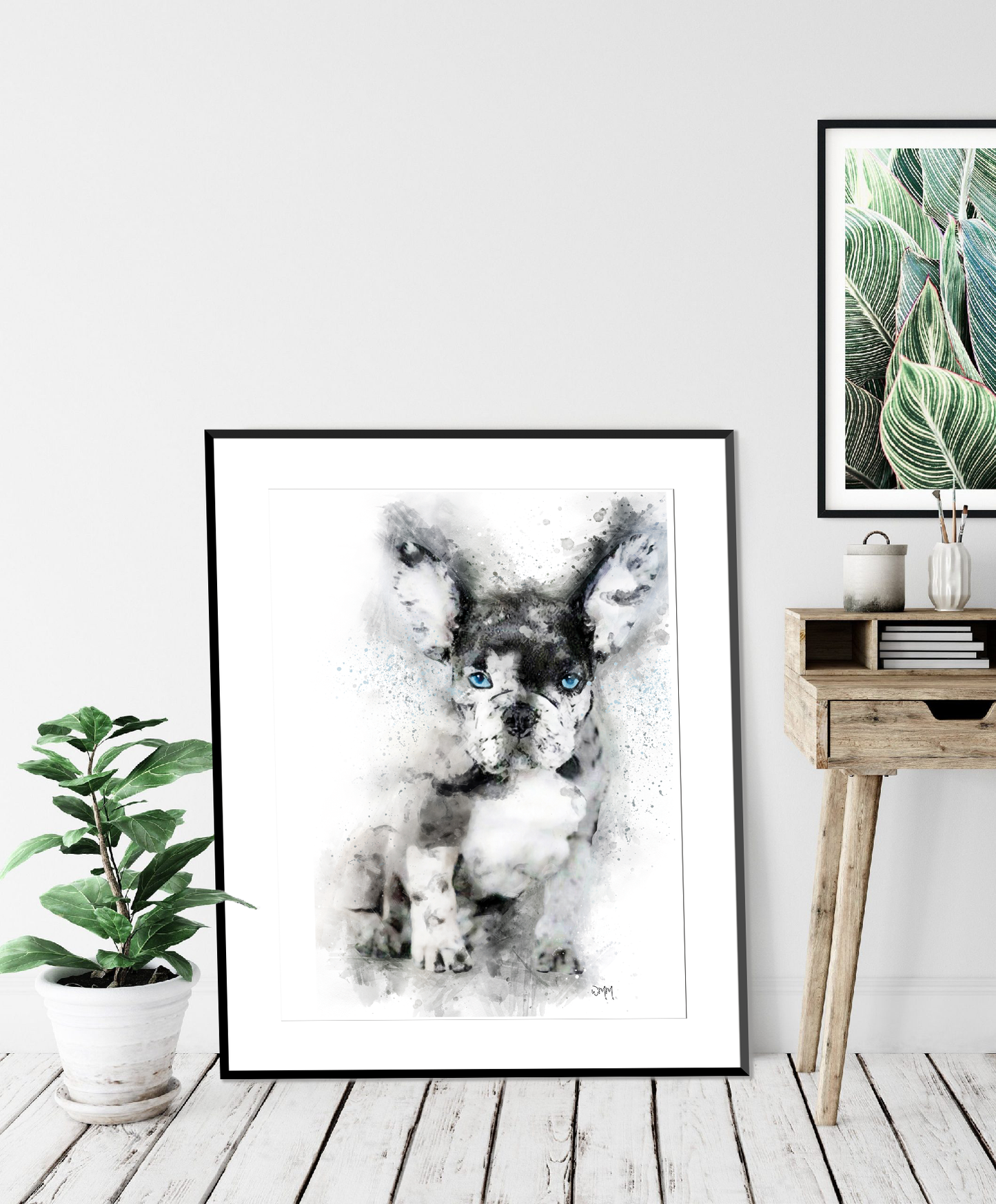 French Bulldog Wall Art Print Frenchie - available in different sizes