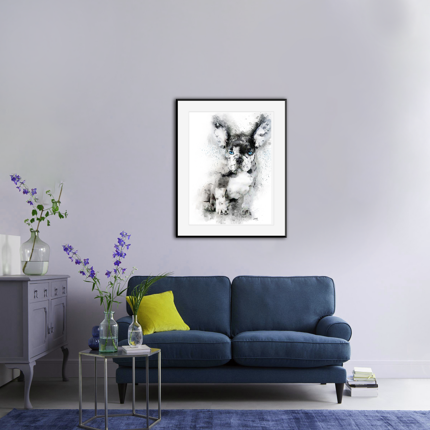 French Bulldog Wall Art Print Frenchie - available in different sizes