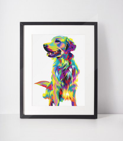 Retriever Wall Art Print - available in different sizes