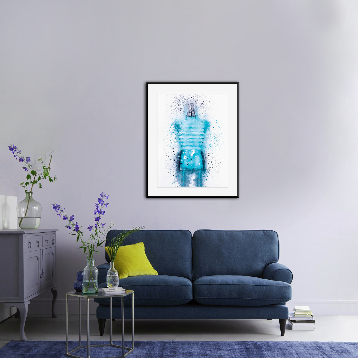 Le Male Aftershave Bottle Wall Art Print- available in different sizes