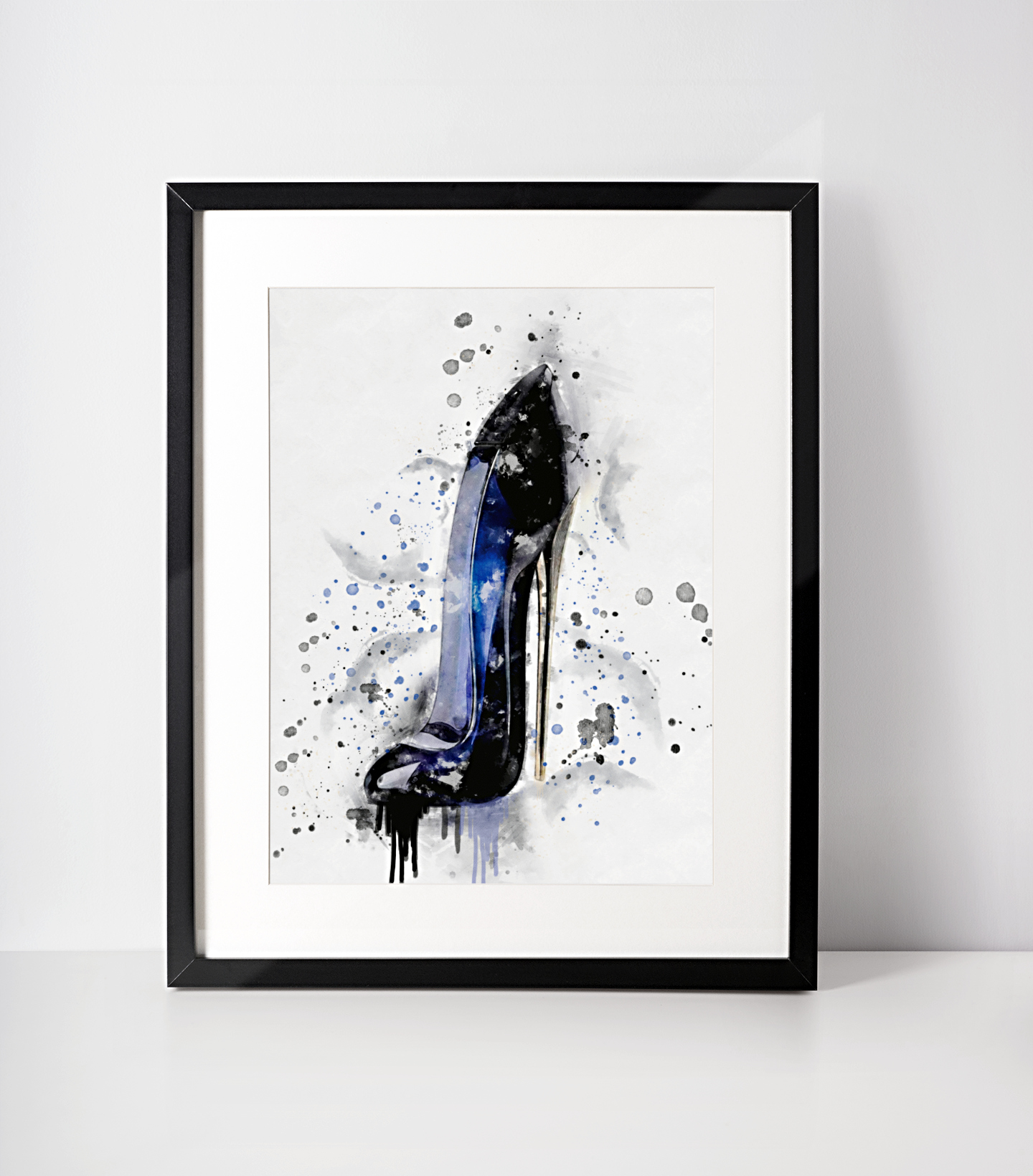Stiletto Heel Shoe Wall Art Print- available in different sizes