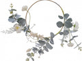 Flower & Leaf Hoop wreath - available in 2 sizes