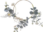 Flower & Leaf Hoop wreath - available in 2 sizes