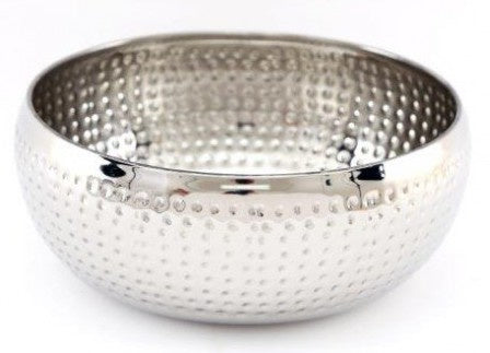 SILVER HAMMERED BOWL