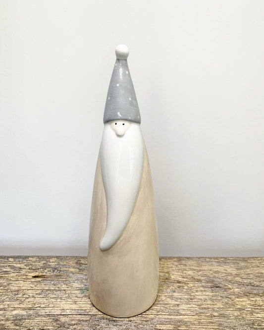 Tall Beige Ceramic Gonk - available in 2 sizes