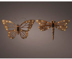 Two Assorted Solar Iron Wall-Lights - available in 2 designs