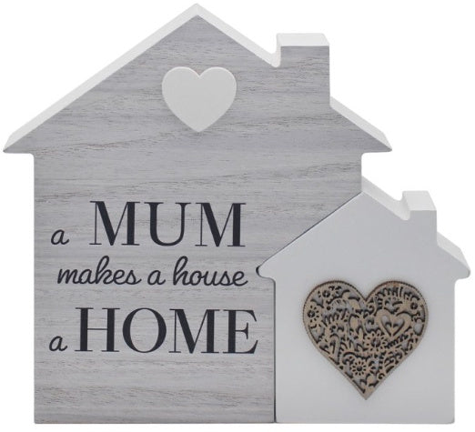 Mum Makes a Home plaque