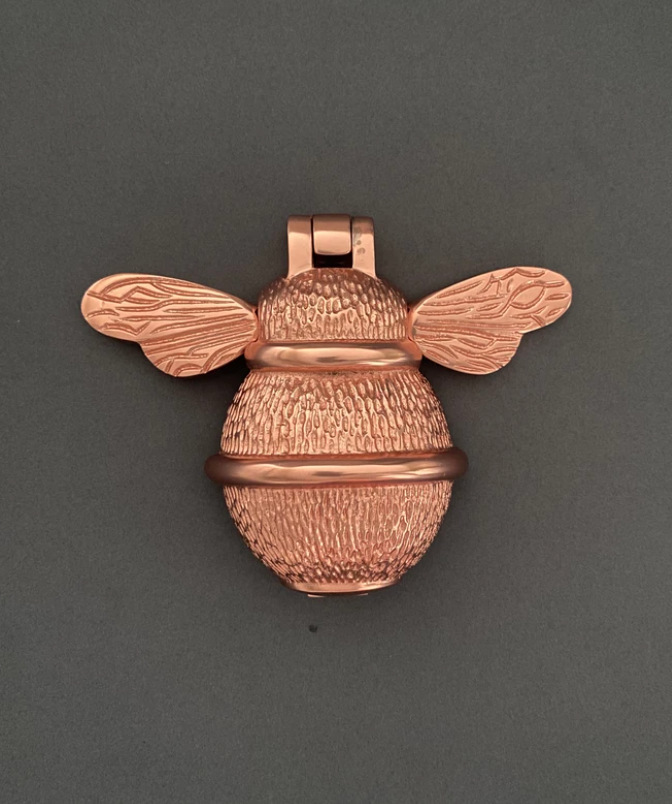 Brass Bee Knocker  - in various colours