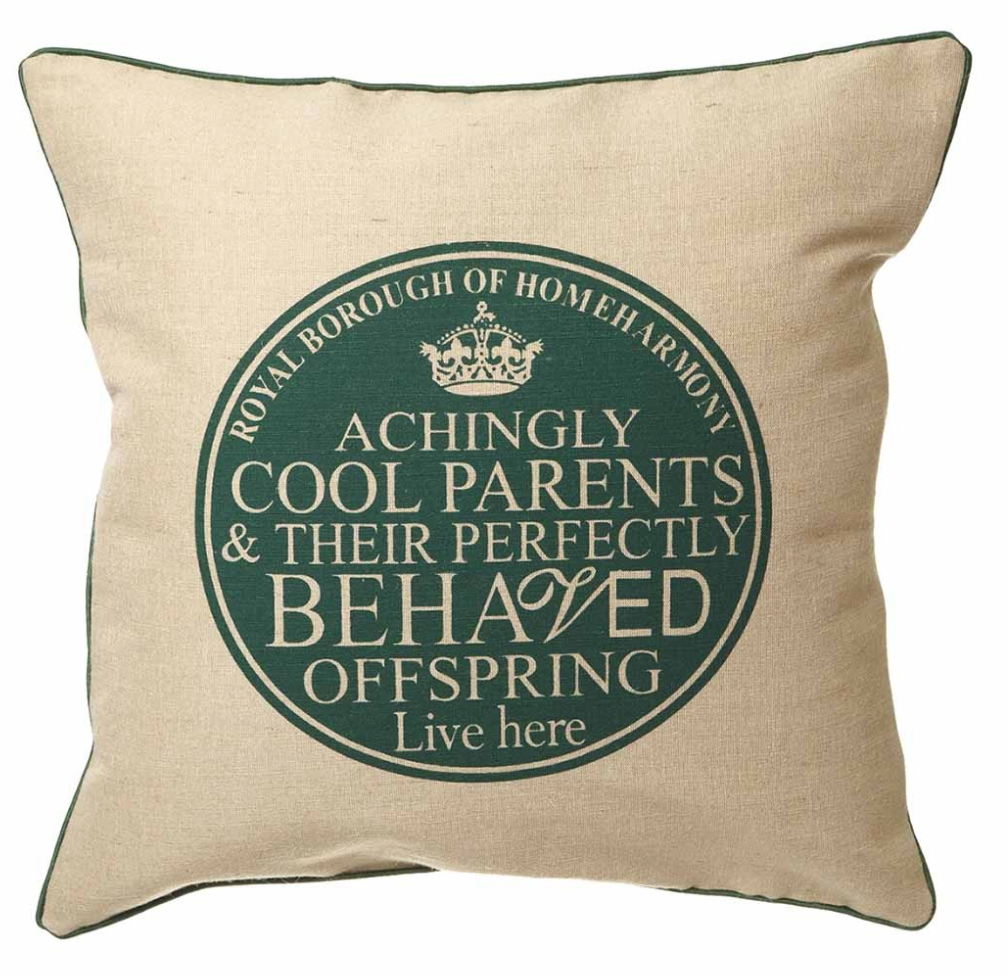 Cool Parents live here Cushion