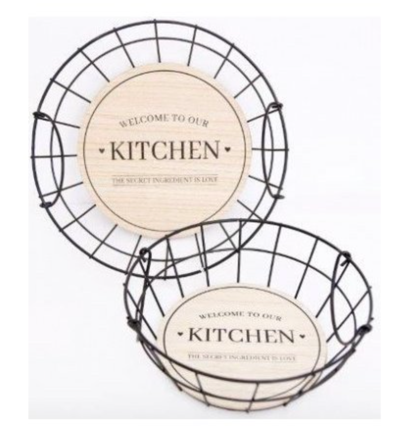 SET OF WIRE BOWLS