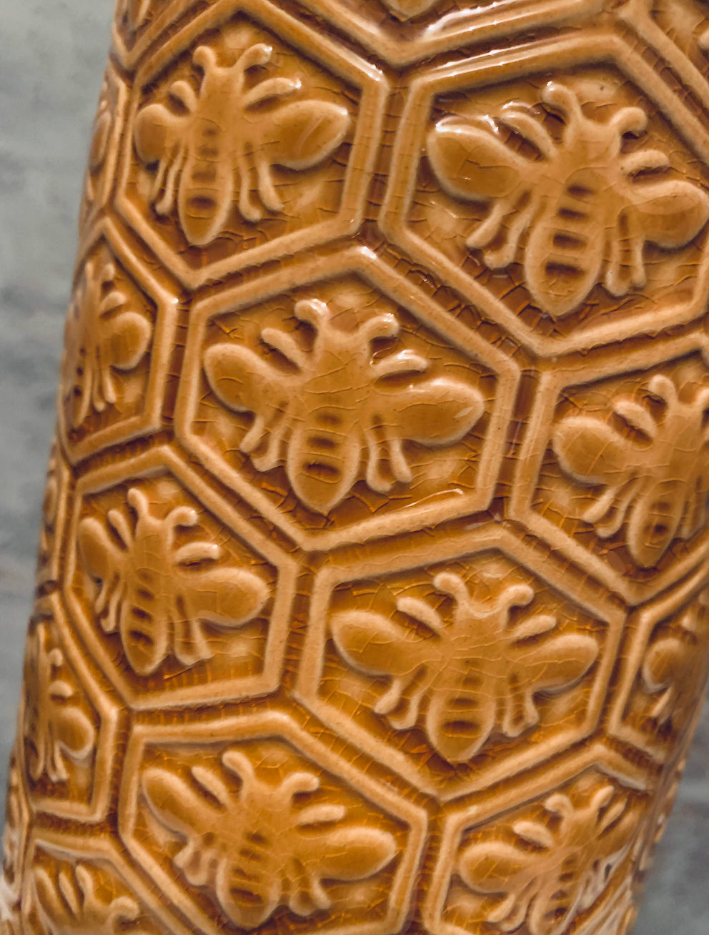 Golden Bees Vase