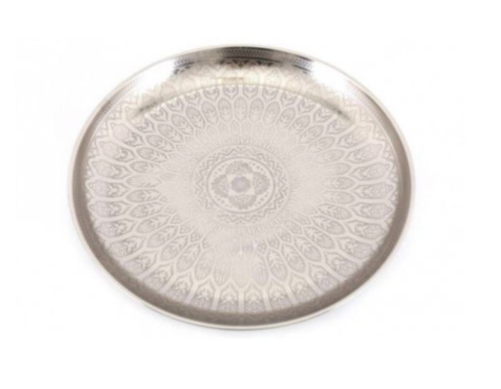 MANDALA ETCHED DECORATIVE BOWL - 42CM
