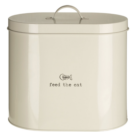 Pets Feed The Cat Food Storage Bin