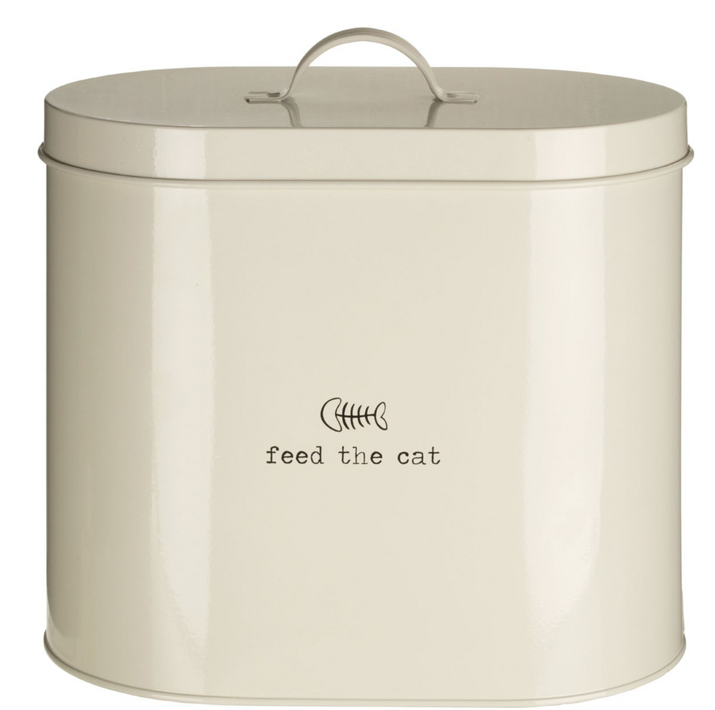 Pets Feed The Cat Food Storage Bin