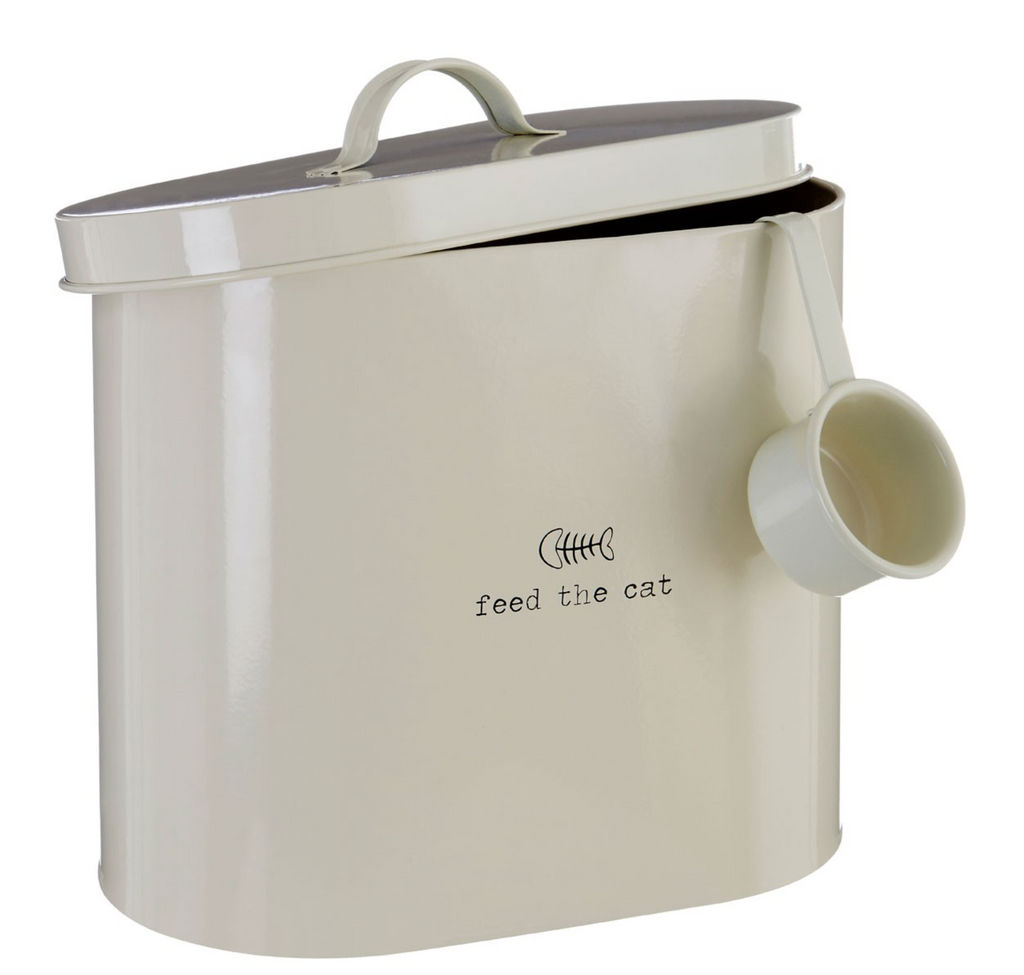 Pets Feed The Cat Food Storage Bin