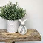 PLUMP GREY SCARF REINDEER - available in 2 sizes