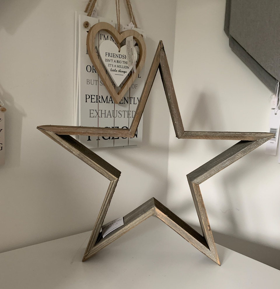 RUSTIC WOODEN STAR