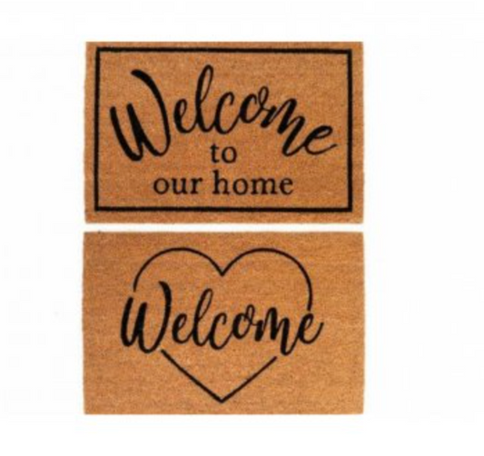 Welcome doormat - available in 2 designs