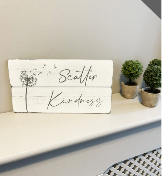 SCATTER KINDNESS PLAQUE