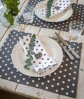 Set of 4 Polka Dot Placemats