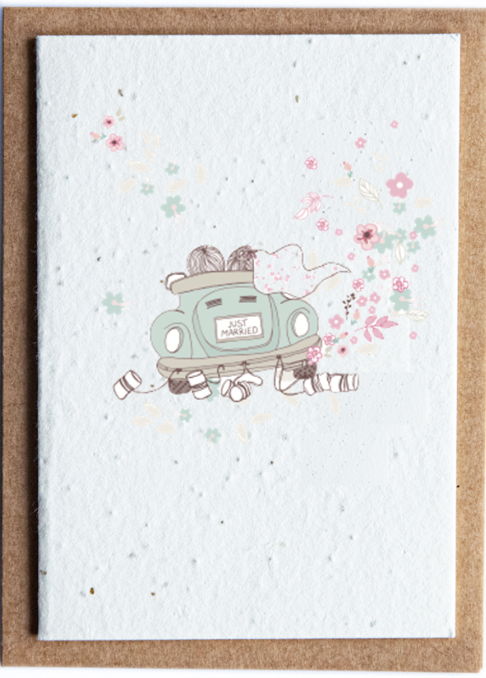 Plantable Wildflower Seed Card - Wedding Car
