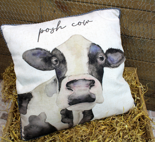Posh Cow cushion