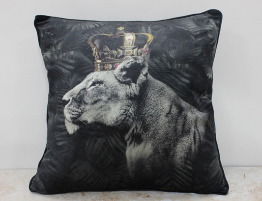 Lioness Crown Cushion