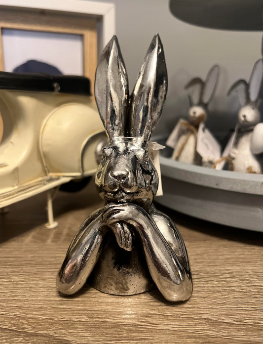 Silver Hare Bust - available in 2 designs